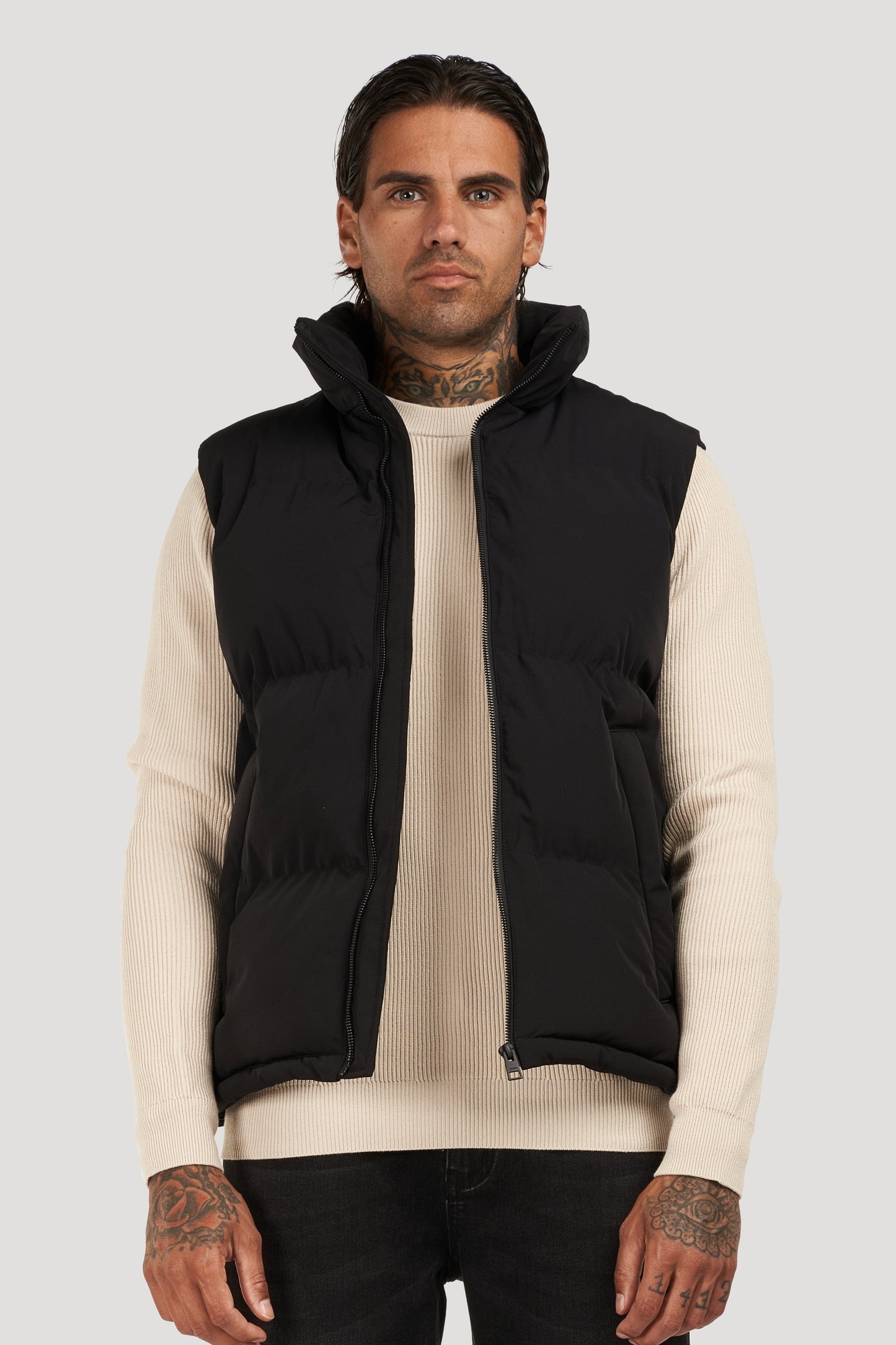 Heren gewatteerde bodywarmer