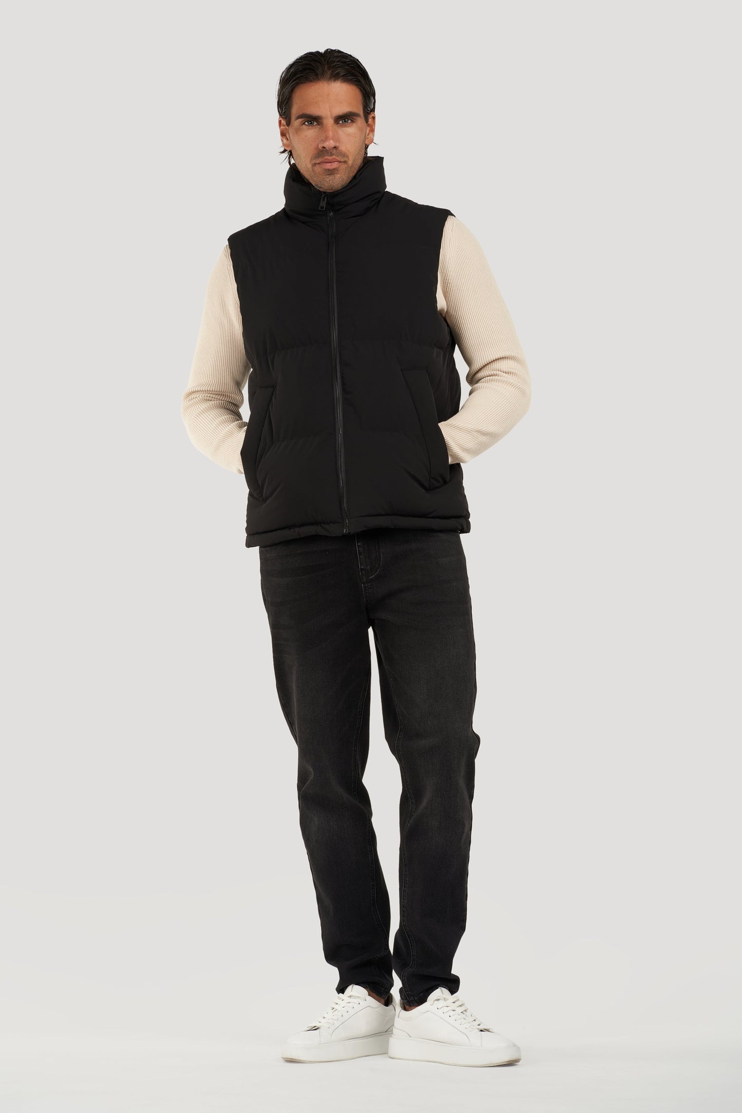 Heren gewatteerde bodywarmer