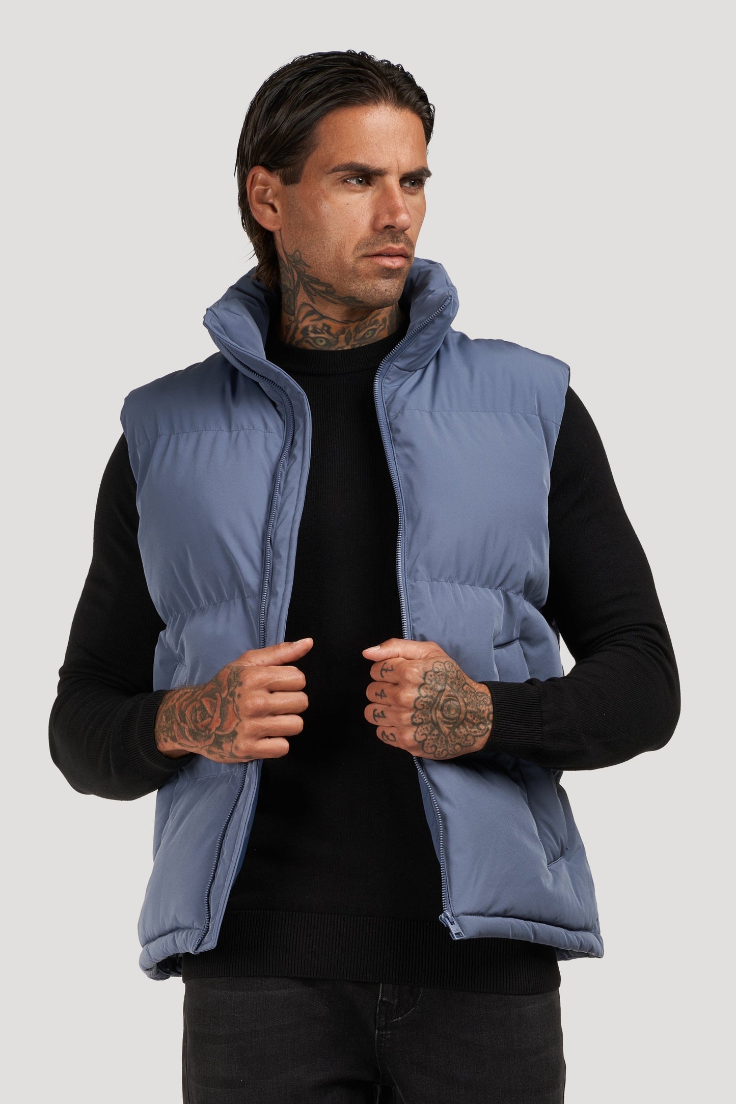 Heren gewatteerde bodywarmer