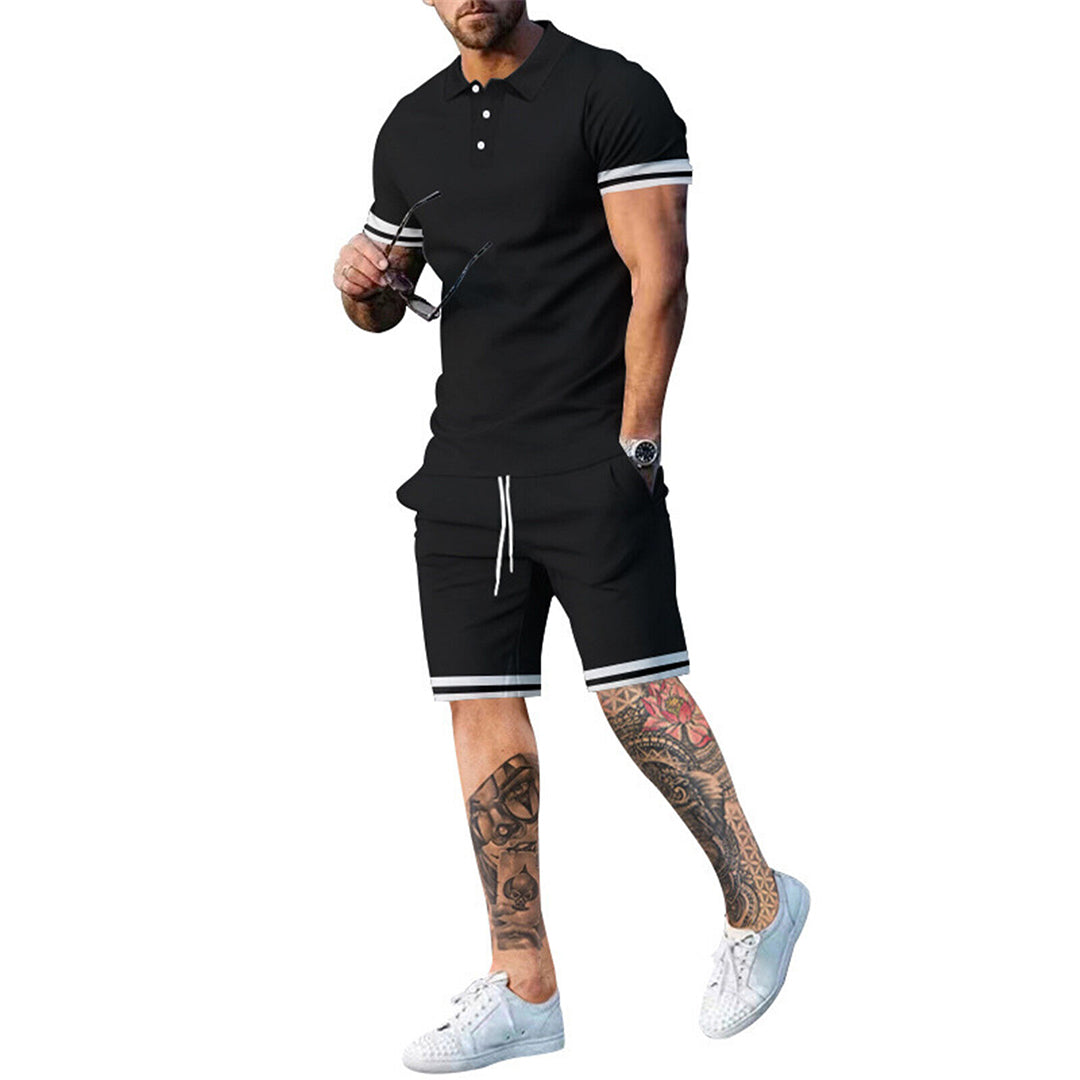 Heren zomerset – polo met korte broek