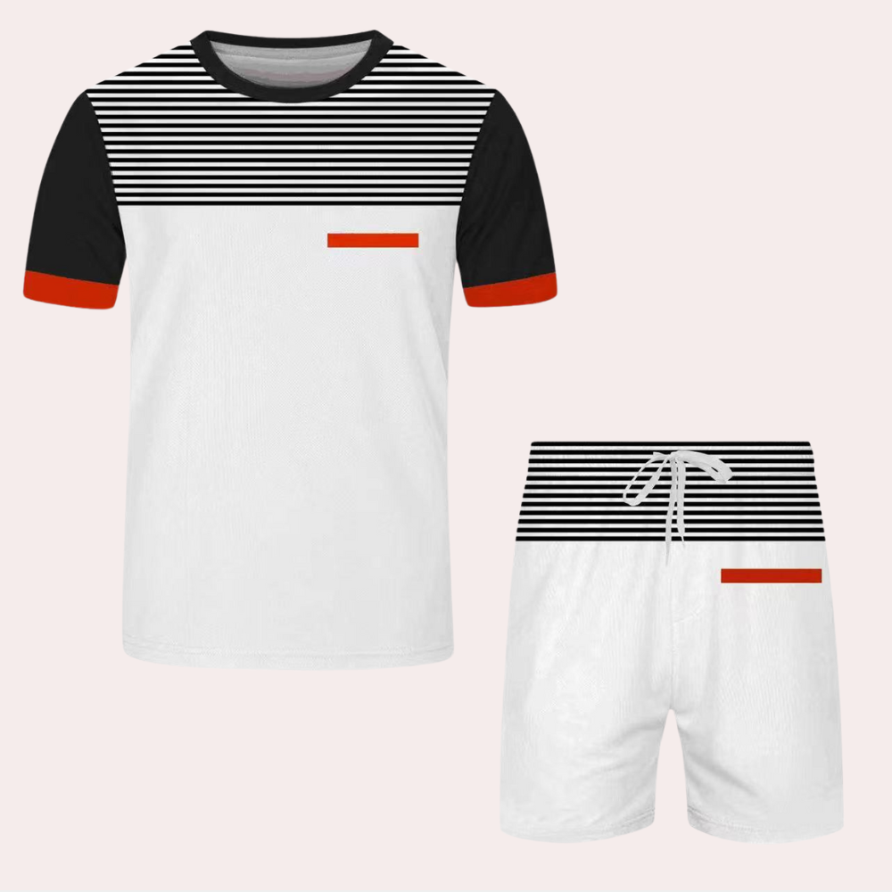 Terrance - Trendy tweedelige zomerset heren