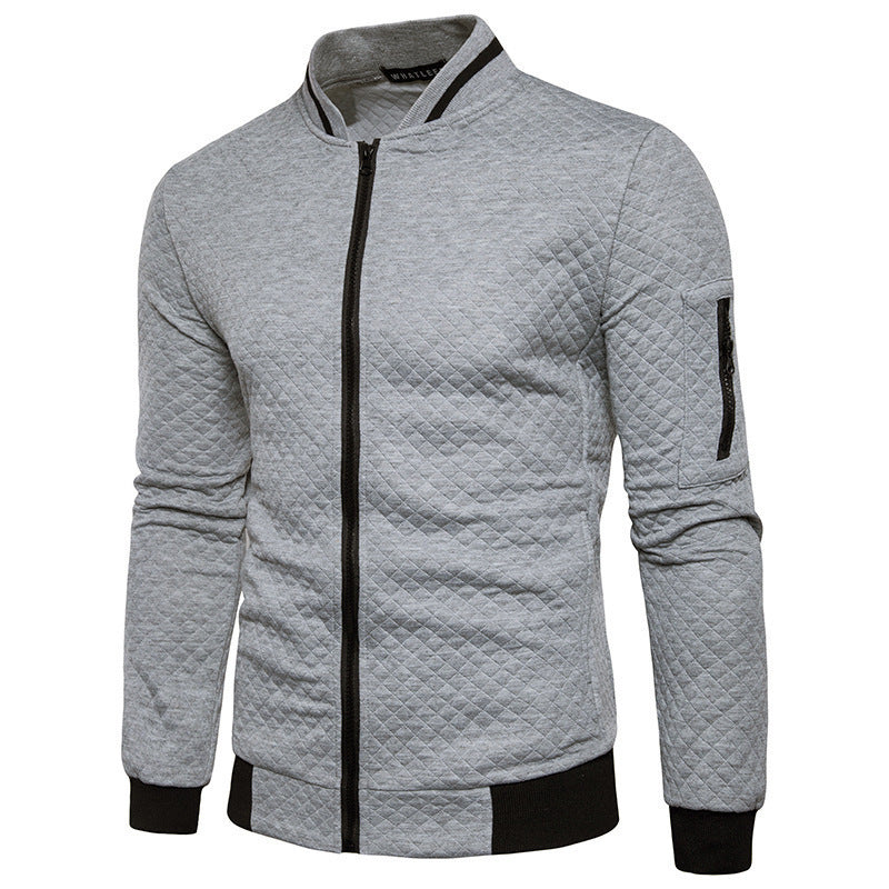 Simons - trendy geruit vest met opstaande kraag