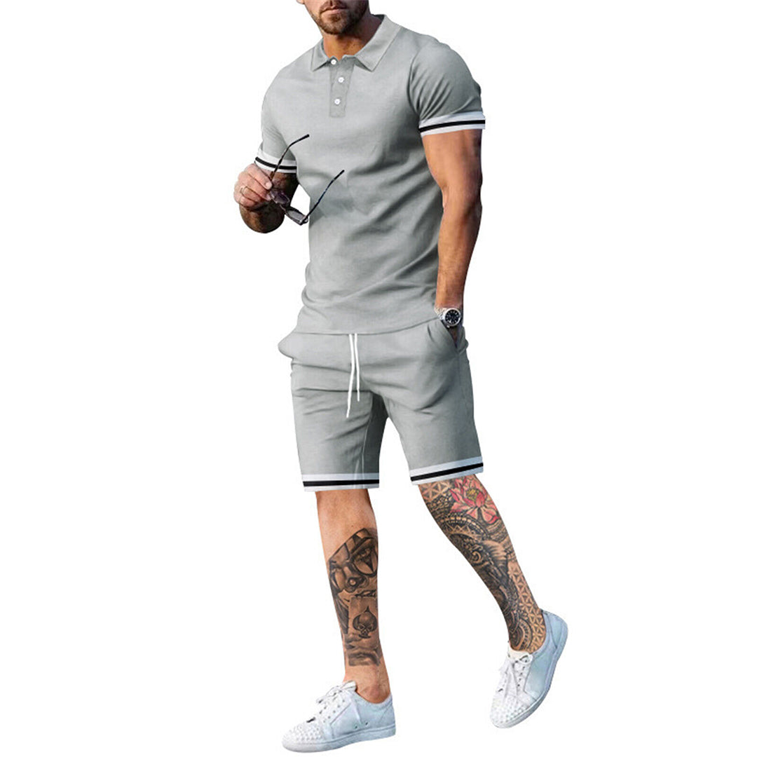 Heren zomerset – polo met korte broek