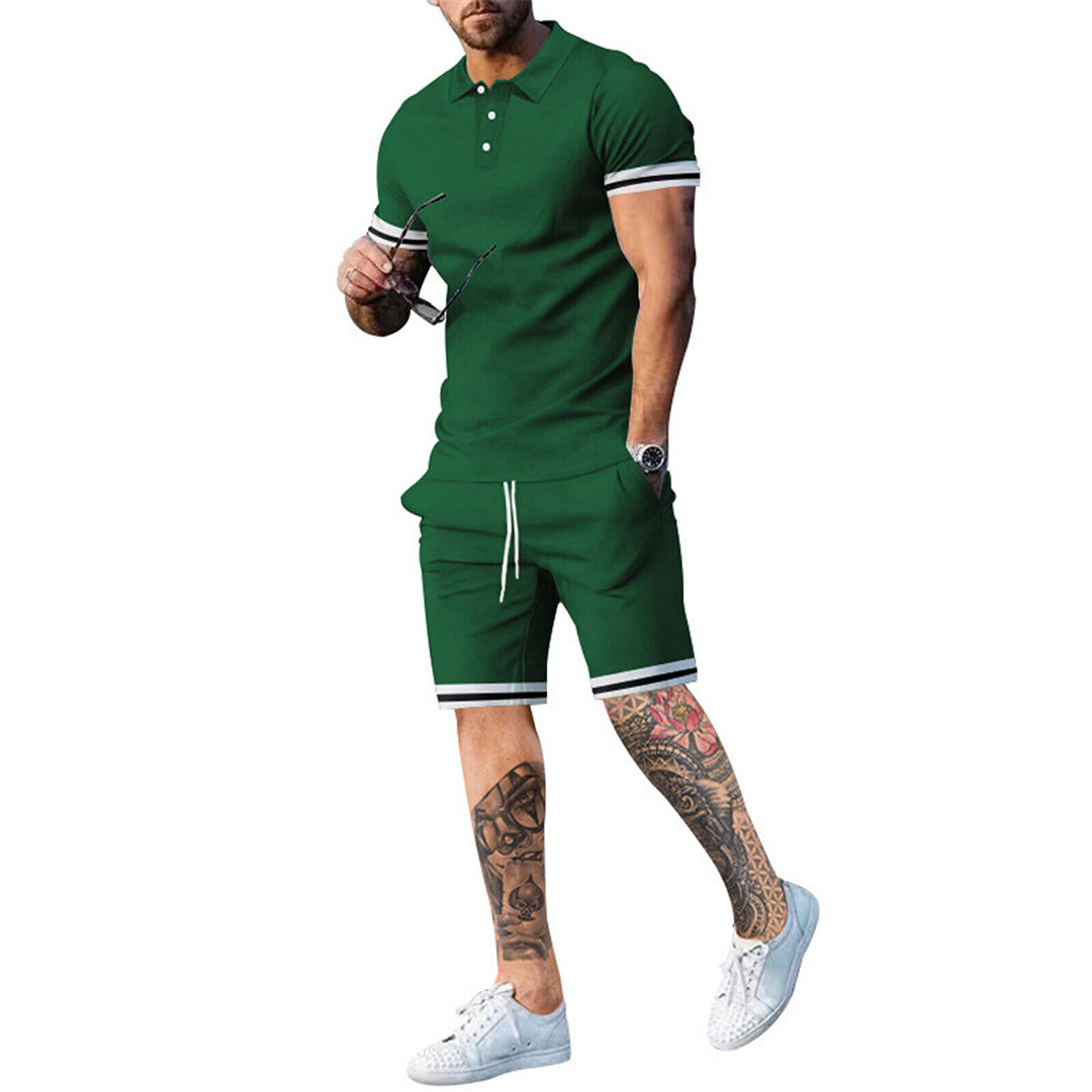 Heren zomerset – polo met korte broek