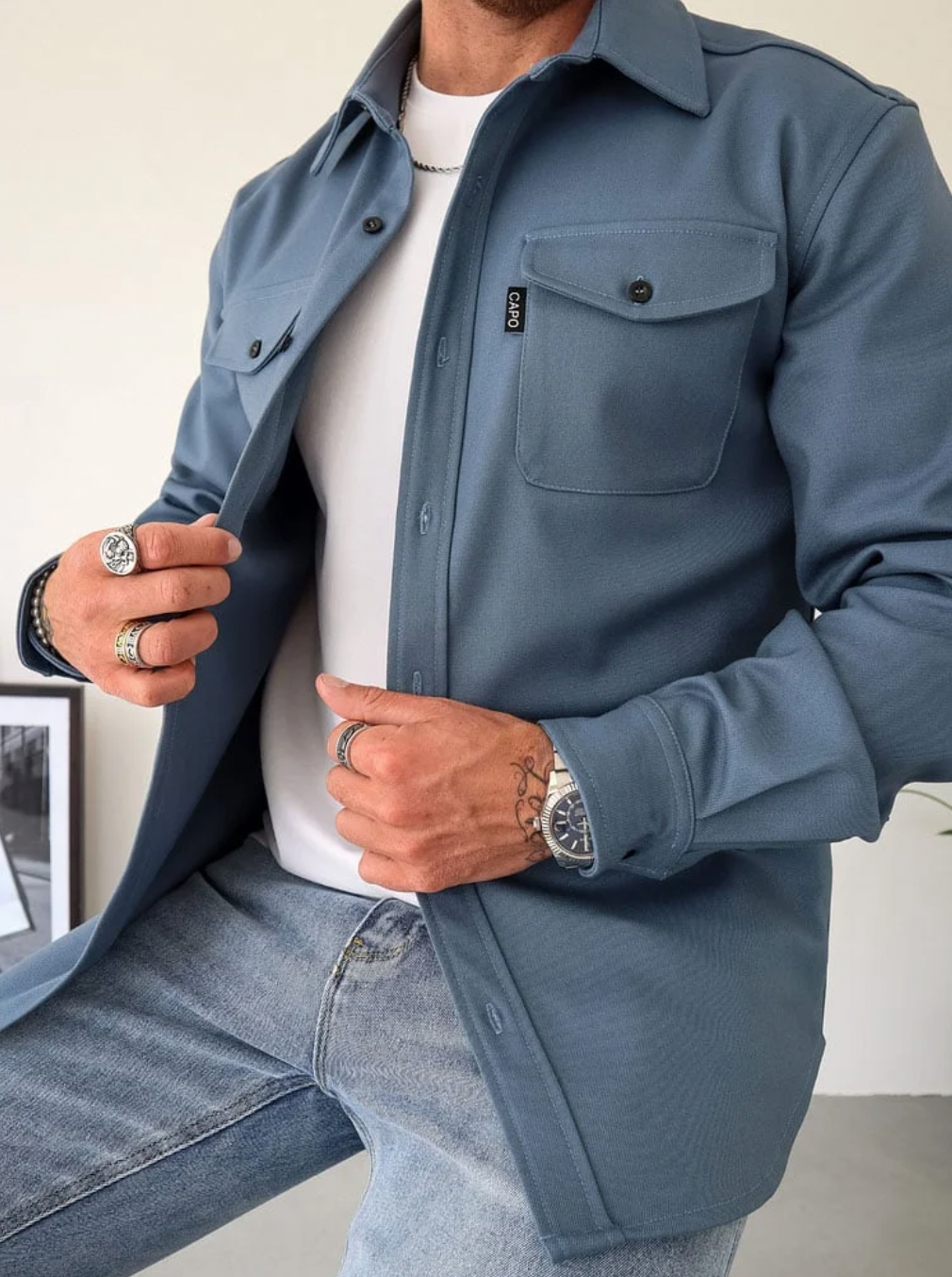 Casual heren overhemd