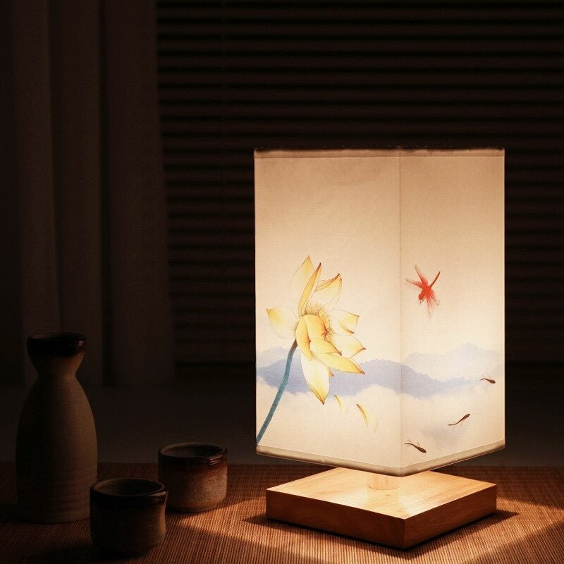 Sano Tafellamp | Bamboe en Hout, Japandi Minimalistisch Design