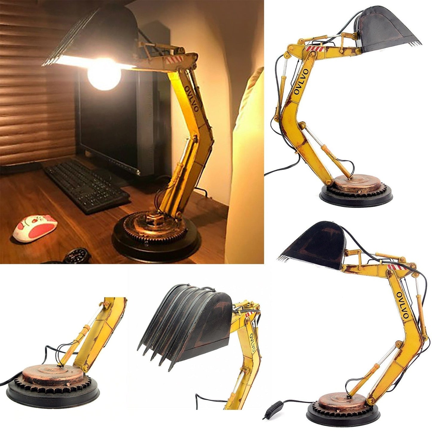 Sento Tafellamp | Speelse Graafmachine, LED, USB Voeding