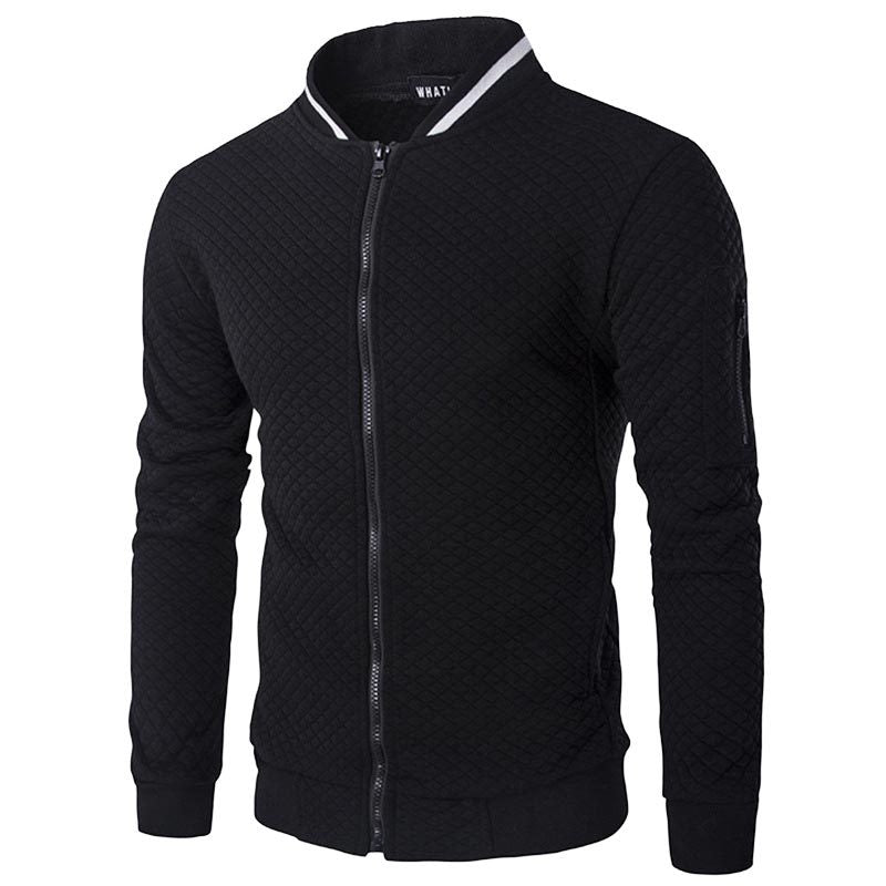 Simons - trendy geruit vest met opstaande kraag
