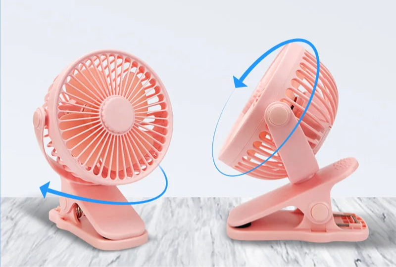 Compacte USB-bureaubladventilator – stille verkoeling voor je bureau