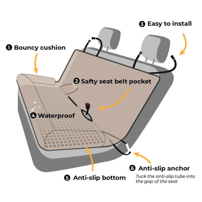 Paw auto hondenbed - Comfortabel & Zorgeloos Reizen