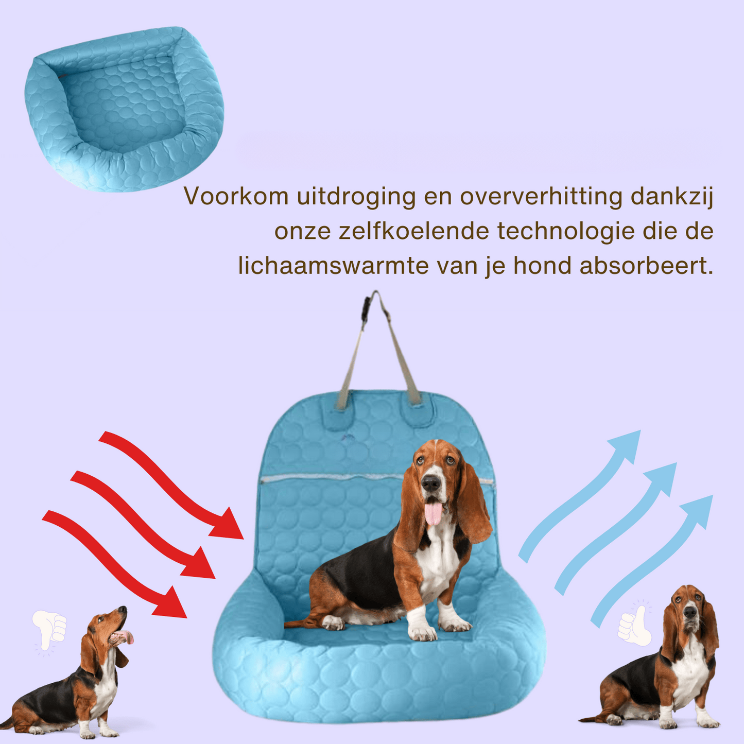 Koelmand voor in de auto