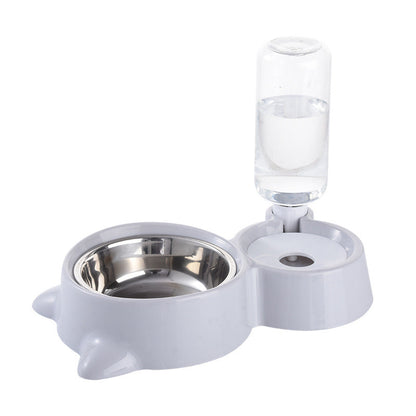 Comfortabele 2-in-1 voerbak voor honden en katten