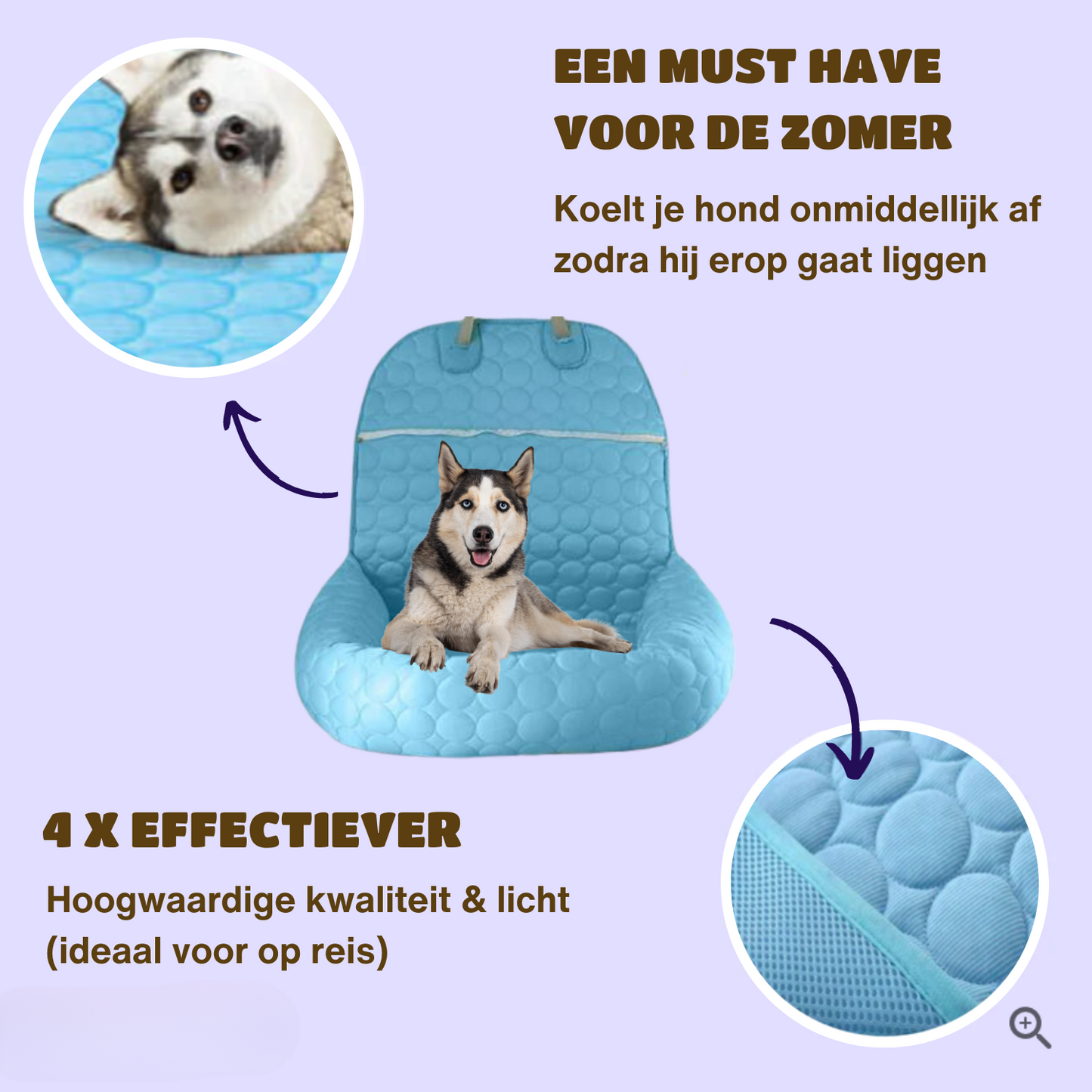 Koelmand voor in de auto