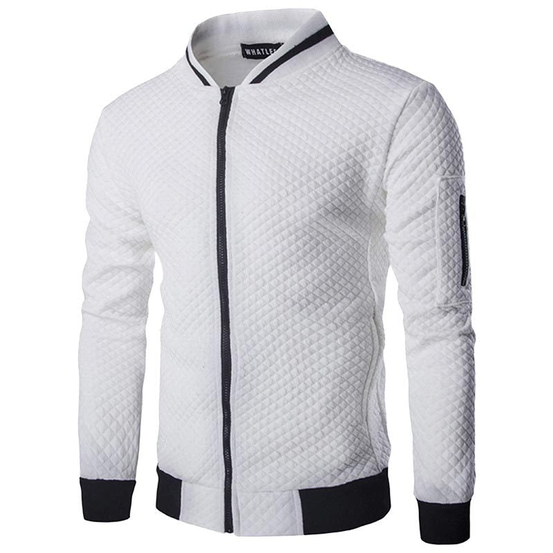 Simons - trendy geruit vest met opstaande kraag