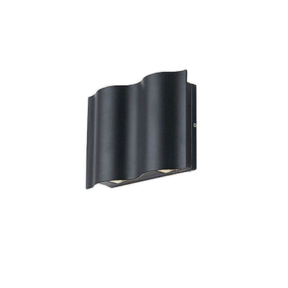 Aluma Wandlamp Zwart | Minimalistisch Aluminium met 2/4/6 LED Lichtbronnen