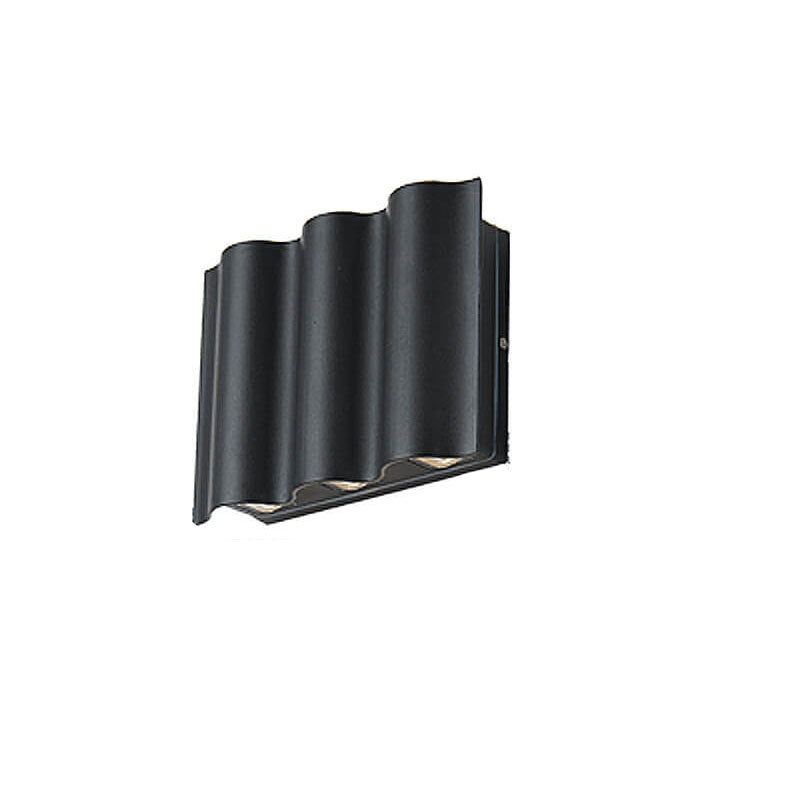 Aluma Wandlamp Zwart | Minimalistisch Aluminium met 2/4/6 LED Lichtbronnen