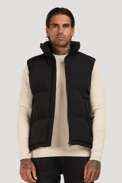 Heren gewatteerde bodywarmer