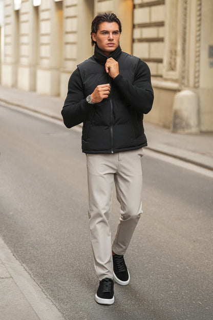 Heren gewatteerde bodywarmer