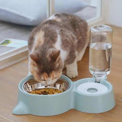 Comfortabele 2-in-1 voerbak voor honden en katten