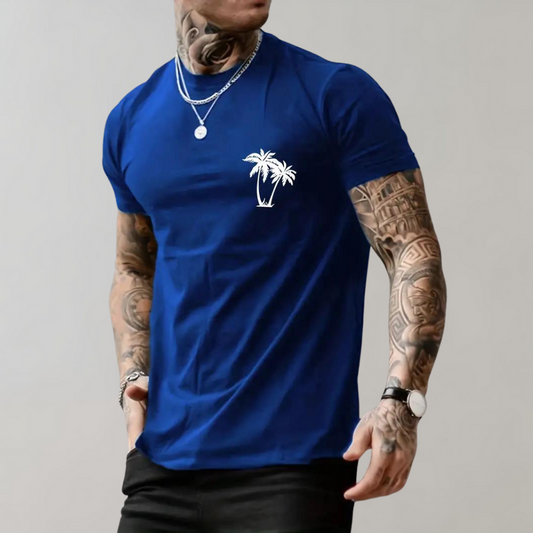Palmboom heren t-shirt