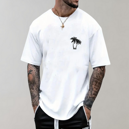 Palmboom heren t-shirt