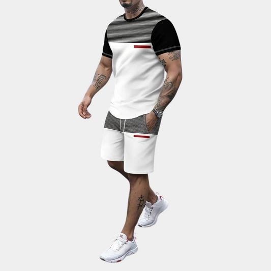 Terrance - Trendy tweedelige zomerset heren