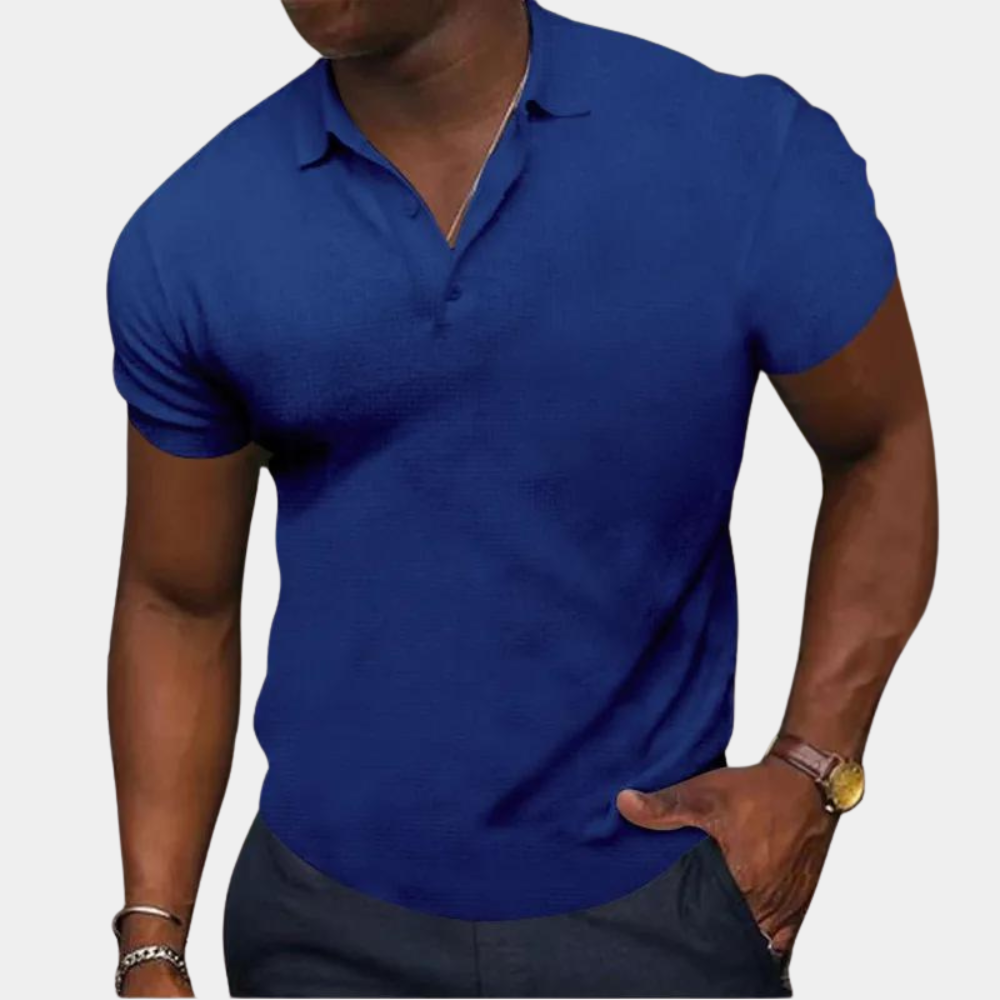 Slim fit polo voor heren in meerdere kleuren