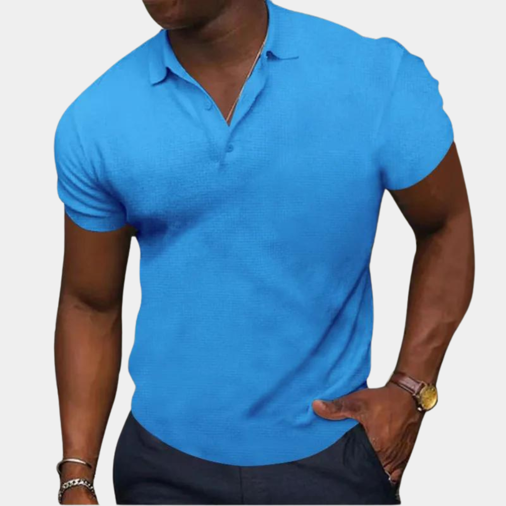 Slim fit polo voor heren in meerdere kleuren