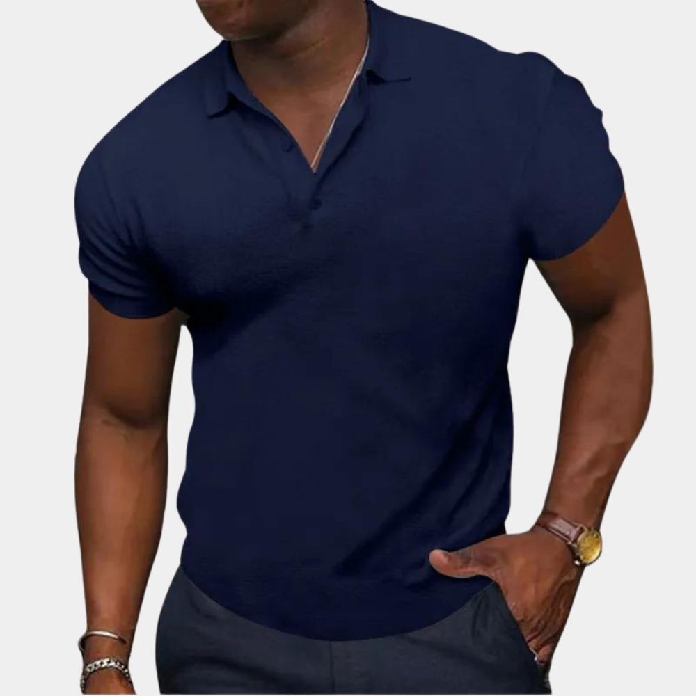 Slim fit polo voor heren in meerdere kleuren