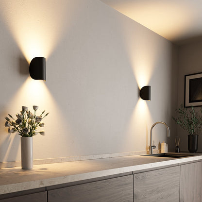 Doro Wandlamp Zwart | Draaibaar, IP65 Waterdicht Aluminium voor Binnen en Buiten