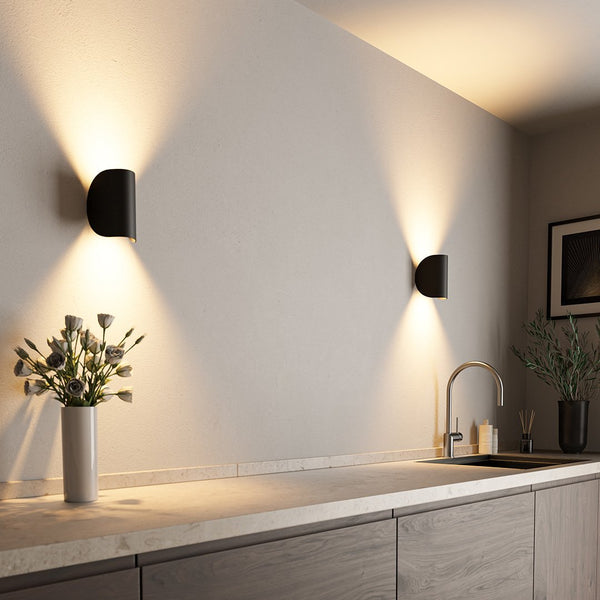 Doro Wandlamp Zwart | Draaibaar, IP65 Waterdicht Aluminium voor Binnen en Buiten