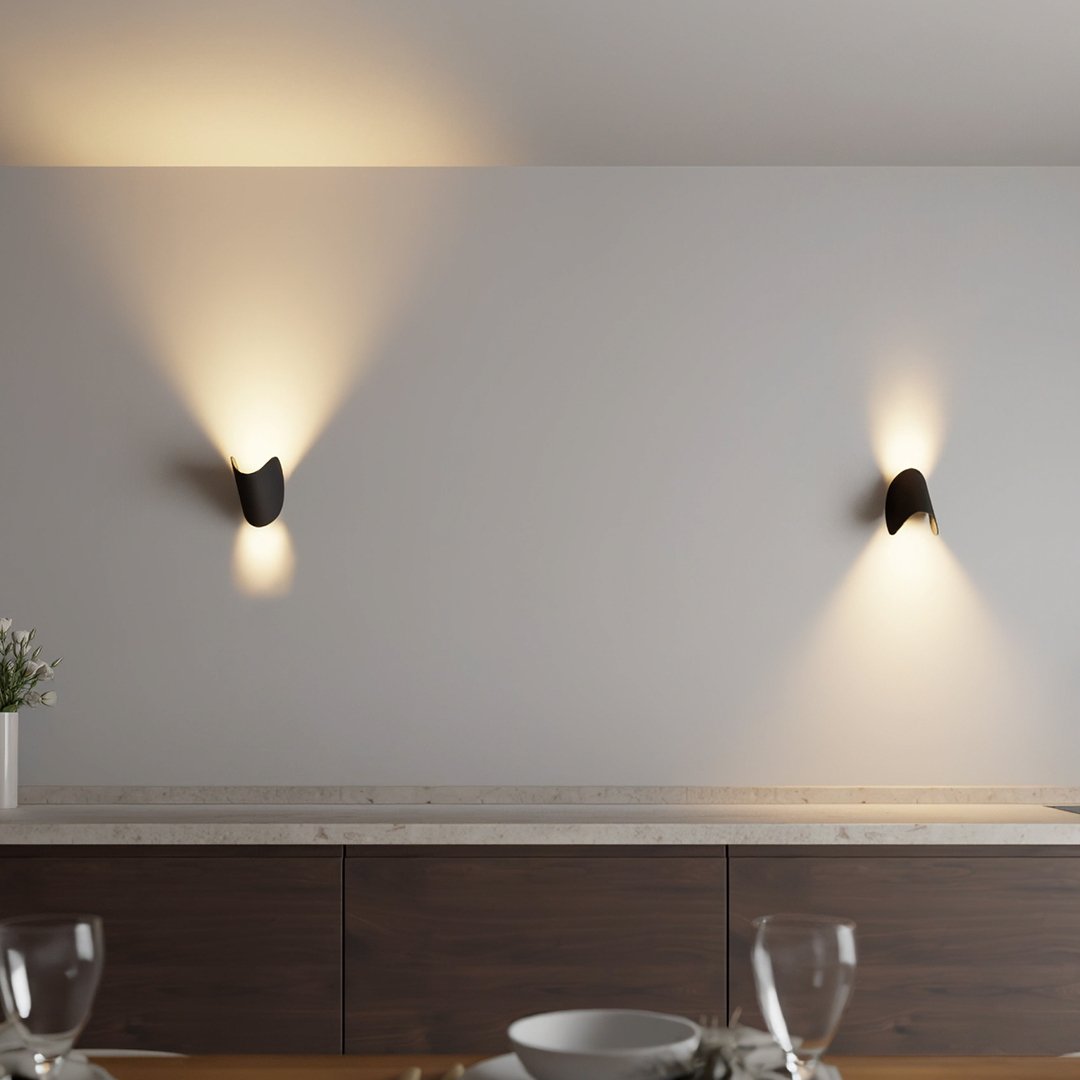 Doro Wandlamp Zwart | Draaibaar, IP65 Waterdicht Aluminium voor Binnen en Buiten