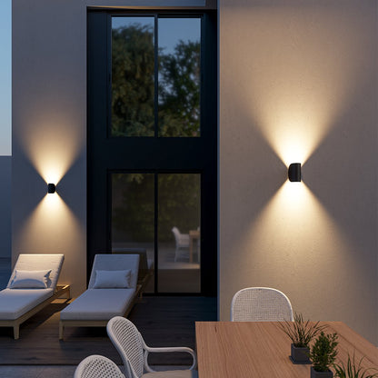 Doro Wandlamp Zwart | Draaibaar, IP65 Waterdicht Aluminium voor Binnen en Buiten