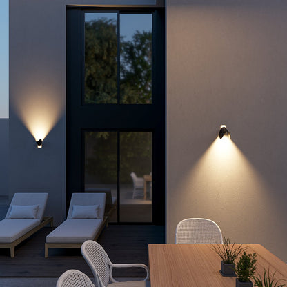 Doro Wandlamp Zwart | Draaibaar, IP65 Waterdicht Aluminium voor Binnen en Buiten