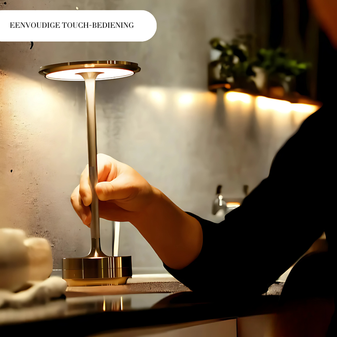 Elios Draadloze Tafellamp | Touchbediening, 3 Lichtstanden