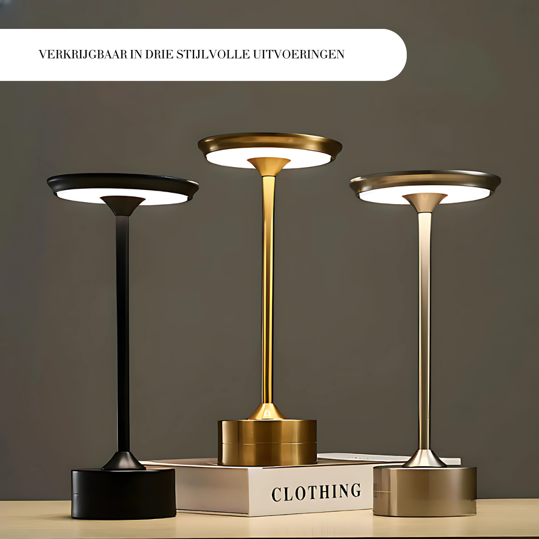 Elios Draadloze Tafellamp | Touchbediening, 3 Lichtstanden