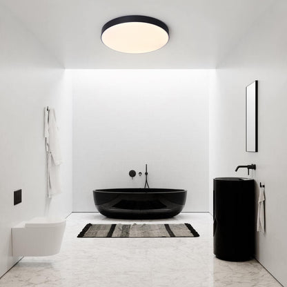 Erda LED Plafondlamp | Modern, Acryl Kap, Zwart, 40/50 cm