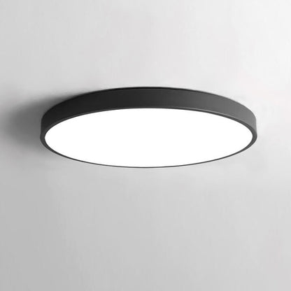 Erda LED Plafondlamp | Modern, Acryl Kap, Zwart, 40/50 cm