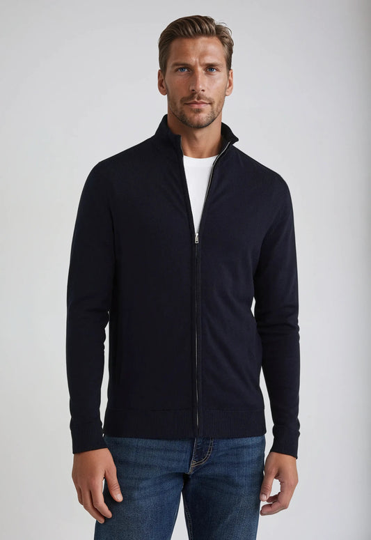 Casual vest voor heren  - Marineblauw