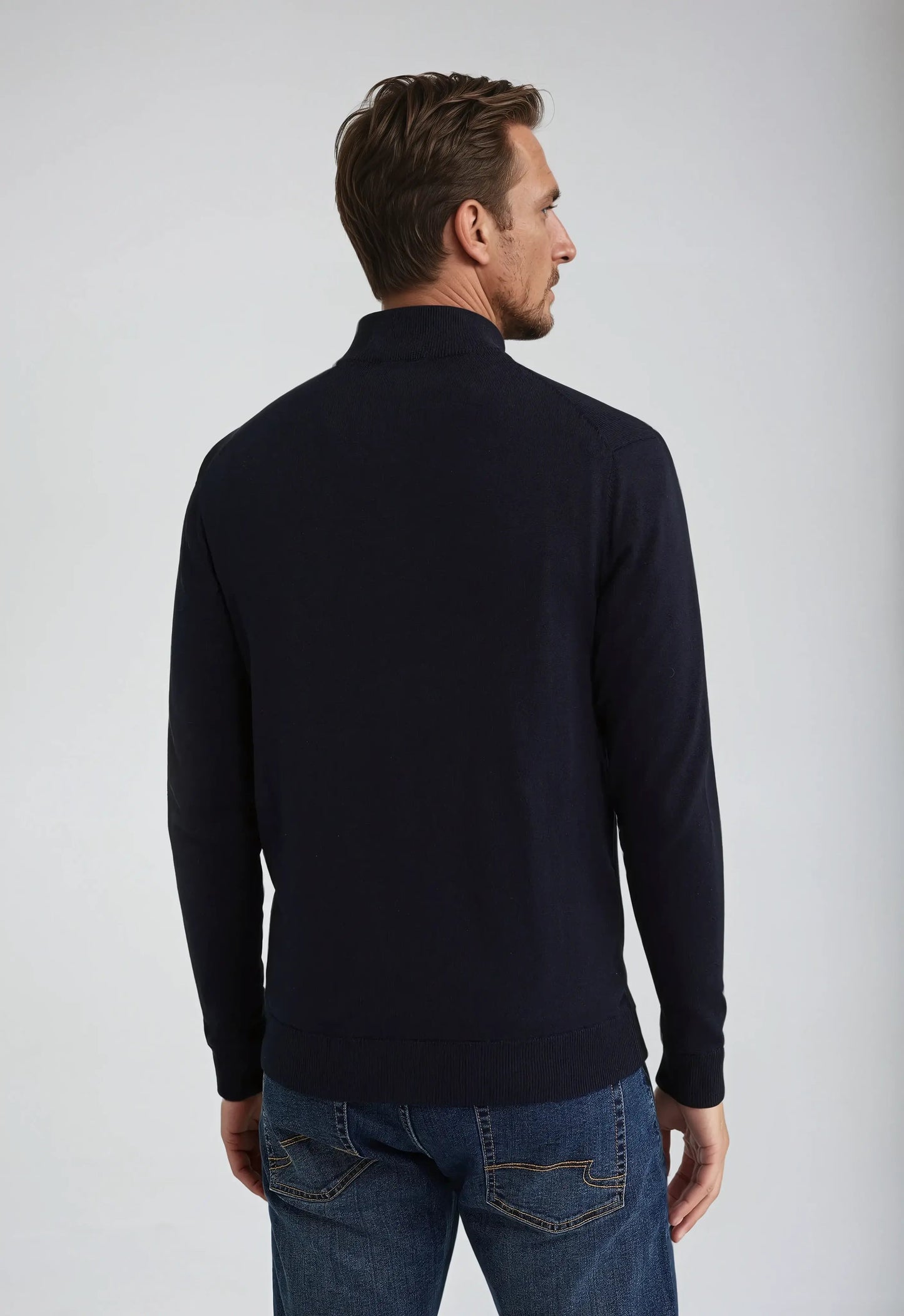 Casual vest voor heren  - Marineblauw