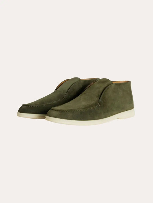 Hoge heren loafers – groen