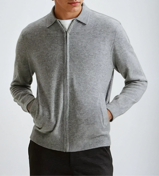 Cashmere vest voor heren - Grijs