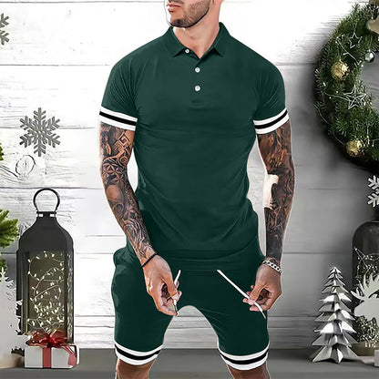 Heren zomerset – polo met korte broek