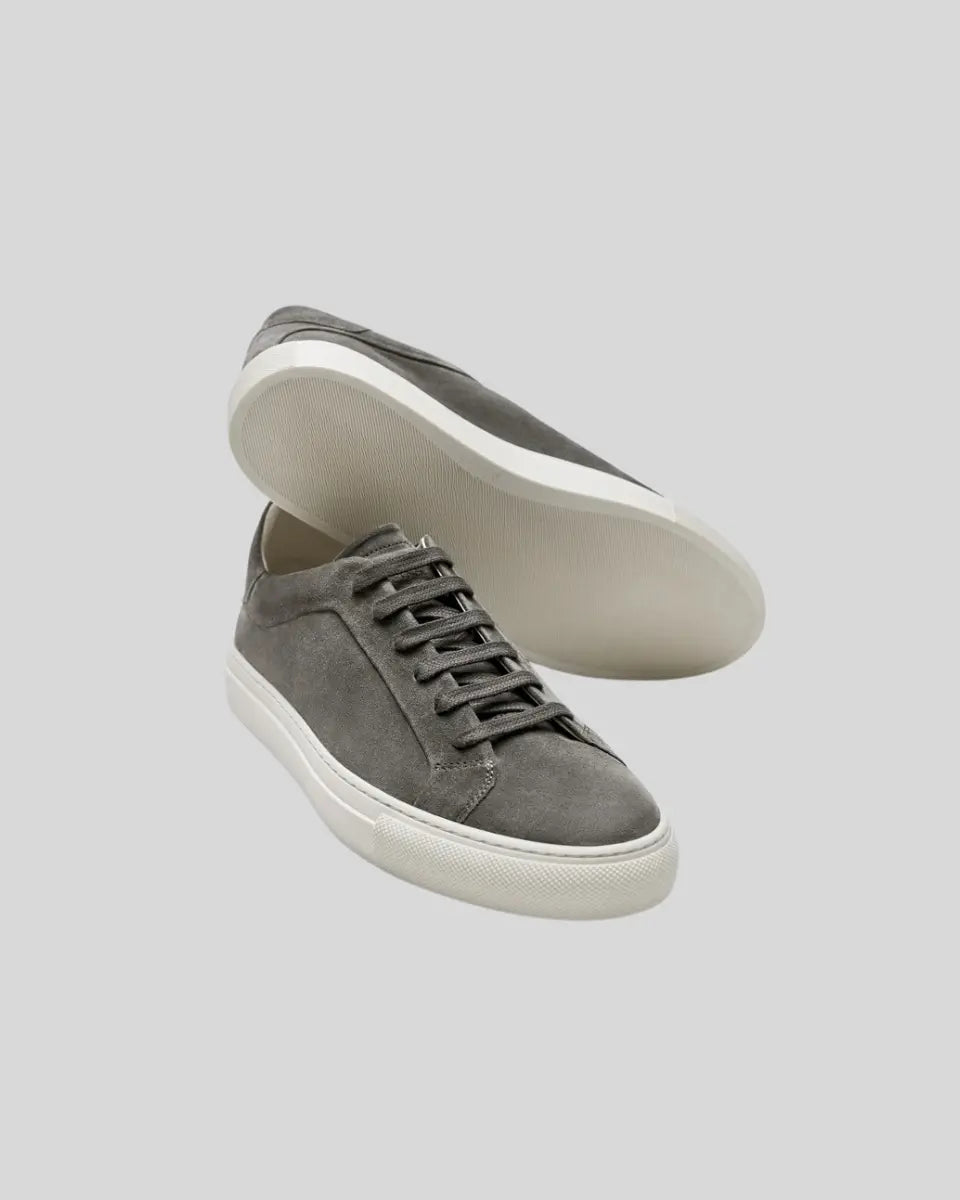 Leren heren schoenen – donkergrijs