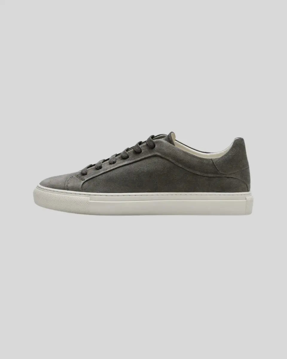 Leren heren schoenen – donkergrijs