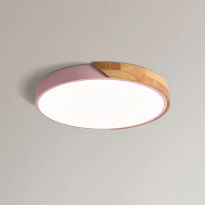 Haro LED Plafondlamp | Scandinavisch Hout & Acryl