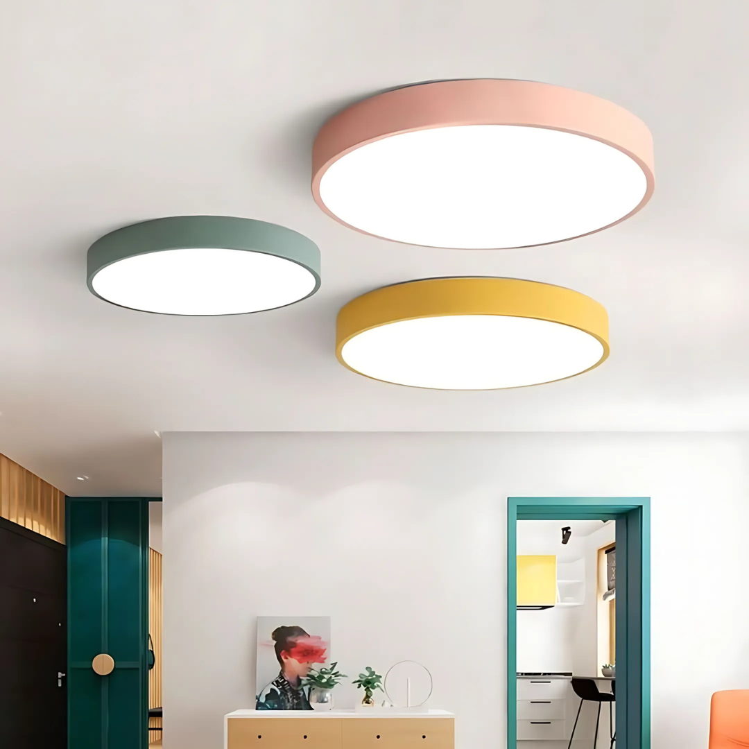 Haro LED Plafondlamp | Scandinavisch Hout & Acryl