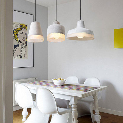 Indro Hanglamp | Industrieel Cement en Metaal, Verstelbare Hoogte