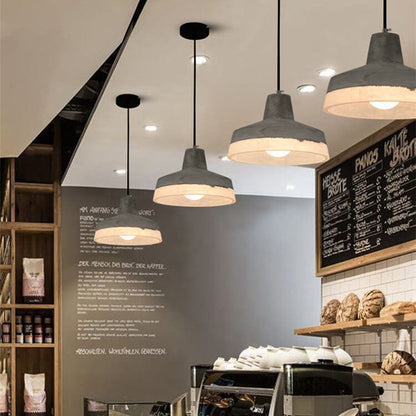 Indro Hanglamp | Industrieel Cement en Metaal, Verstelbare Hoogte