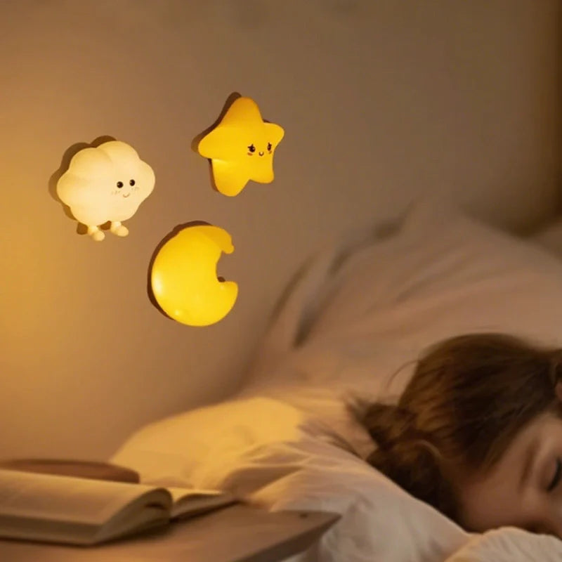 Kido Nachtlampje | Oplaadbaar, Warm Wit Licht voor Kinderkamer en Slaapkamer